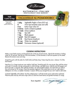 Tagliatelle downloadable recipe 14