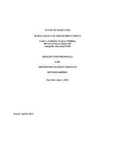 Auctioneering / Outsourcing / Request for proposal / Systems engineering / Proposal / E-procurement / Annotated Code of Maryland / Government procurement in the United States / Business / Procurement / Sales