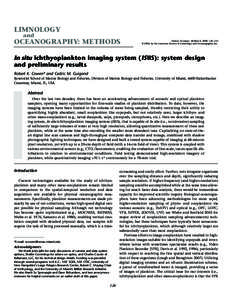 LIMNOLOGY and OCEANOGRAPHY: METHODS  Limnol. Oceanogr.: Methods 6, 2008, 126–132