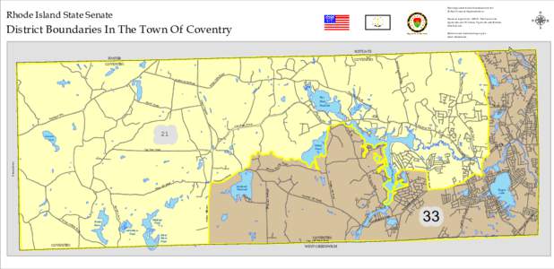 Rhode Island State Senate  State legislature district boundaries for the RI State House of Representatives.  4