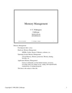 Application Memory Management