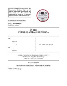 Pursuant to Ind.Appellate Rule 65(D), this Memorandum Decision shall not be regarded as precedent or cited before any court except for the purpose of establishing the defense of res judicata, collateral estoppel, or the 