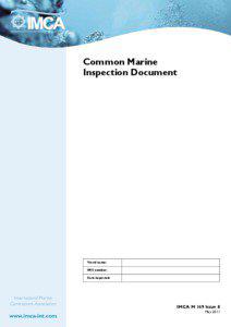 Common Marine Inspection Document