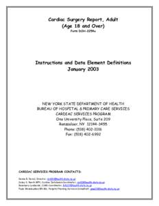 Items for Which Instructions Have Been Revised for January[removed]for the DOH-2254a form