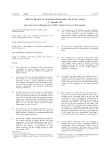LEN Official Journal of the European Union
