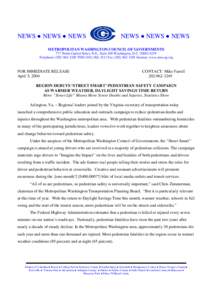 Walking / Road safety / Traffic law / Washington metropolitan area / Pedestrian crossing / Metropolitan Washington Council of Governments / Pedestrian / Takoma Park /  Maryland / Traffic / Transport / Land transport / Baltimore–Washington metropolitan area