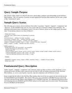 Microsoft Word - Fundamental Query 1_1.doc