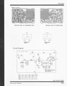 VXR-5000 UHF Repeater Manual Chapter 7E TX VCO Unit