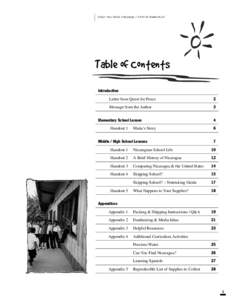 Clean Your Desk Campaign / A Unit for Grades K–12  Table of Contents Introduction Letter from Quest for Peace