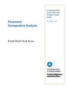 PAVEMENT STRUCTURE COMPARATIVE ANALYSIS                                                    FINAL DRAFT DESK SCAN