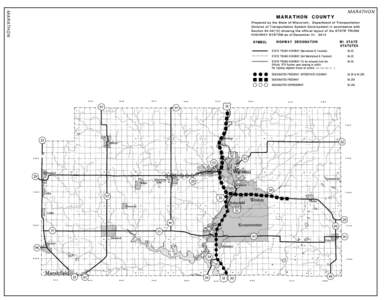 Trunk road / Highway / Types of roads / Marathon County /  Wisconsin / Kronenwetter /  Wisconsin