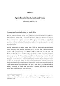 International relations / BRICS / Development / BRIC / Agriculture in India / Globalization / China / Agriculture / Next Eleven / Foreign relations of Brazil / Foreign relations of India / Politics
