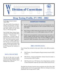 W Division Division of of Corrections Corrections V