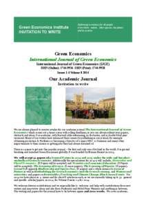 Industrial ecology / Resource economics / Miriam Kennet / Year of birth missing / Green economy / Green Economics Institute / Ecological economics / Economic Theory / Development economics / Economics / Environmental economics / Natural resources