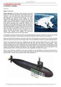 Tomahawk / UUM-44 SUBROC / USS Narwhal / USS Jimmy Carter / Watercraft / Espionage / USS Archerfish