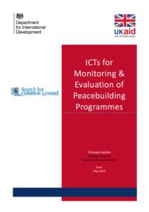 ICTs for Monitoring & Evaluation of Peacebuilding Programmes