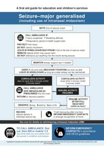 Organofluorides / Health / Epilepsy / First aid / Epileptic seizure / Ambulance / Medicine / Hoffmann-La Roche / Midazolam