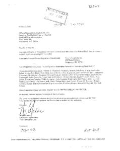 October 2, 2000  Office of Special Nutritionals (HFS-450) Center for Food Saf2ty B Applied Nutrition Food and Drug Administration 200 C Street SW