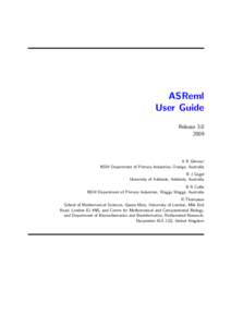 ASReml User Guide Release[removed]A R Gilmour