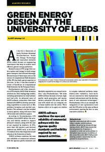 Green Energy Design at the University of Leeds