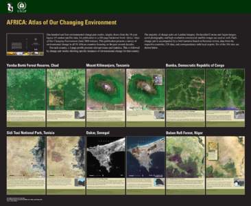 AMCEN  AFRICA: Atlas of Our Changing Environment AFRICA  believing”, this stunning 400-page “Africa: Atlas of our Changing Environment” is a