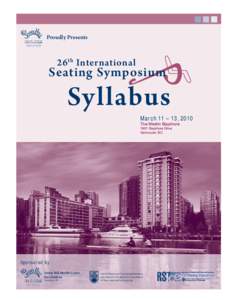 Proudly Presents  26 th International Seating Symposium