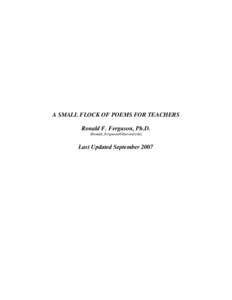 Microsoft Word - A FLOCK OF POEMS FOR TEACHERS _07-09_.doc