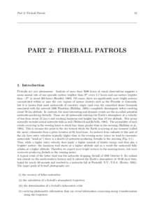 Part 2: Fireball Patrols  25 PART 2: FIREBALL PATROLS