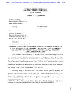 Case 1:13-cvPAS Document 133 Entered on FLSD DocketPage 1 of 26  UNITED STATES DISTRICT CO URT SO U TH ER N D ISTR ICT O F FL O R ID A M IA M I DIV ISIO N C ase N o.1:13-CVPA S