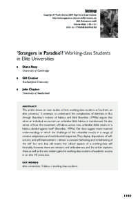 Sociology Copyright © The Author(s) 2009, Reprints and permissions: http://www.sagepub.co.uk/journalsPermissions.nav BSA Publications Ltd® Volume 43(6): 1103–1121 DOI: [removed][removed]