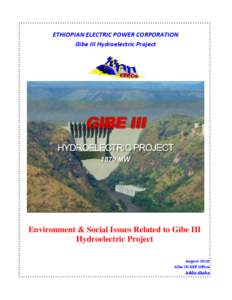 Lake Turkana / Reservoir / Gilgel Gibe River / Dams and hydropower in Ethiopia / Omo River / Dams / Gilgel Gibe III Dam