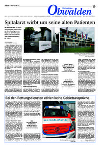 Donnerstag, 21. August[removed]Nr[removed]Obwalden Nidwalden  NEUE LUZERNER ZEITUNG