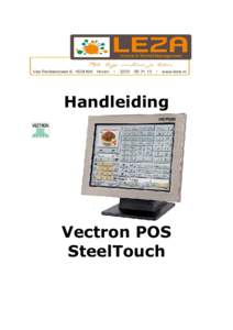 Handleiding  Vectron POS SteelTouch  Inhoudsopgave