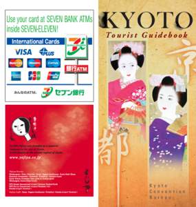 Tourist Guidebook  Kyoto Convention Bureau