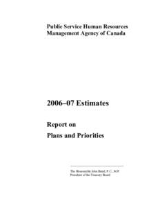 Public Service Human Resources Management Agency of Canada