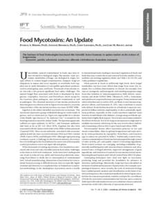 R: Concise Reviews in Food Science  JFS R: Concise Reviews/Hypotheses in Food Science Food Mycotoxins: An Update PATRICIA A. MURPHY, PH.D., SUZANNE HENDRICH, PH.D., CINDY LANDGREN, PH.D., AND CORY M. BRYANT, EDITOR