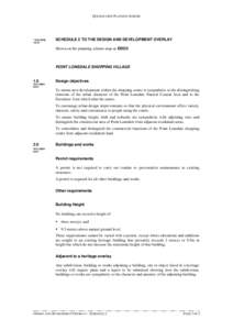 Victoria / Urban design / Port Phillip / Heritage Overlay / Historic preservation / Victorian Heritage Register / Borough of Queenscliffe / Urban planning / Point Lonsdale / Bellarine Peninsula / States and territories of Australia / Geography of Australia