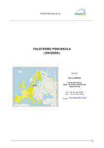 EUROSION Case Study  FALSTERBO PENINSULA (SWEDEN)  Contact: