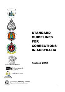 STANDARD GUIDELINES FOR CORRECTIONS IN AUSTRALIA