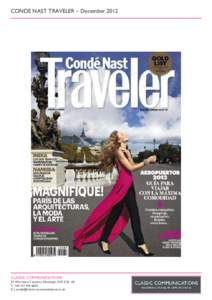 Microsoft Word - Conde Nast Traveler (Spain) - December 2012