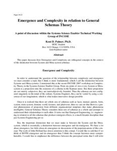 Microsoft Word - CSER2008paper125_PalmerKD_complexity_emergence_080204a.doc