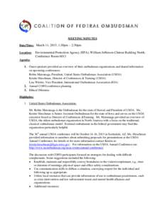 Legal professions / Ombudsman / Organizational ombudsman / International Ombudsman Association / Council of Federated Organizations / United States Department of Homeland Security / Ombudsmen in the United States
