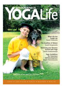 Yoga Life 2014 single PRINT_Yoga Life13:39 Page 1  $5 Canada $3.50 US £2.50 UK 3.70 € Europe Autumn/Winter 2014