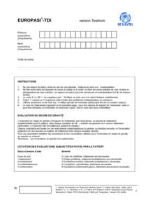 EUROPASI1-TDI  version Teleform Prénom (caractères