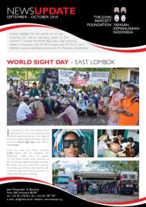 The John Fawcett Foundation / Lombok / Sanur /  Bali / Sanur / Bali / East Lombok Regency / Geography of Indonesia / Indonesia / Southeast Asia / West Nusa Tenggara / Lesser Sunda Islands / Eye surgery