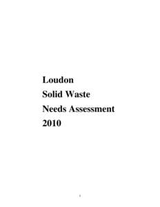 Loudon Solid Waste Needs Assessment[removed]