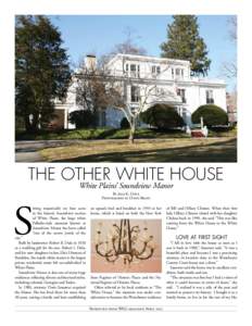 The other White House White Plains’ Soundview Manor  S