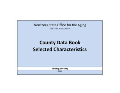 Census / United States Census Bureau / Saratoga County /  New York / Statistics / Population / Demographics of the United States