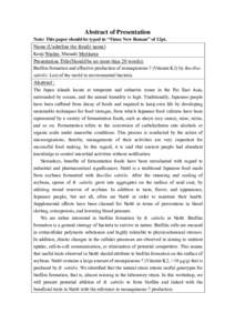 Fermented foods / Soy products / Japanese cuisine / Bacteriology / Nattō / Biofilm / Bacillus subtilis / Soybean / Fermentation / Biology / Microbiology / Food and drink