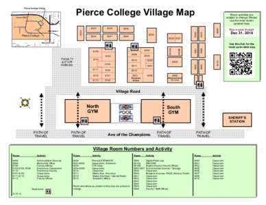 Pierce College Village Map  Pierce College 8345